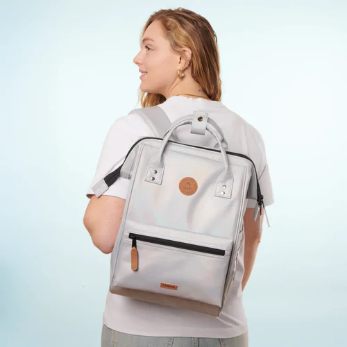 Adventurer Medium Backpack, Silver Reindeer