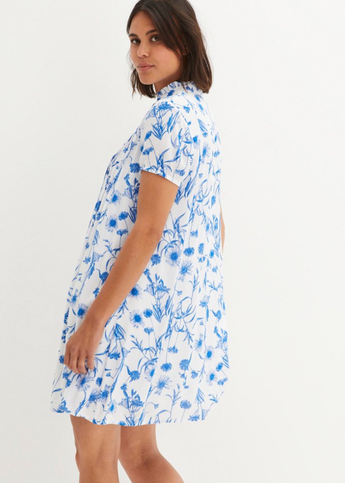 Sommer-Tunika-Kleid, Kurzarm