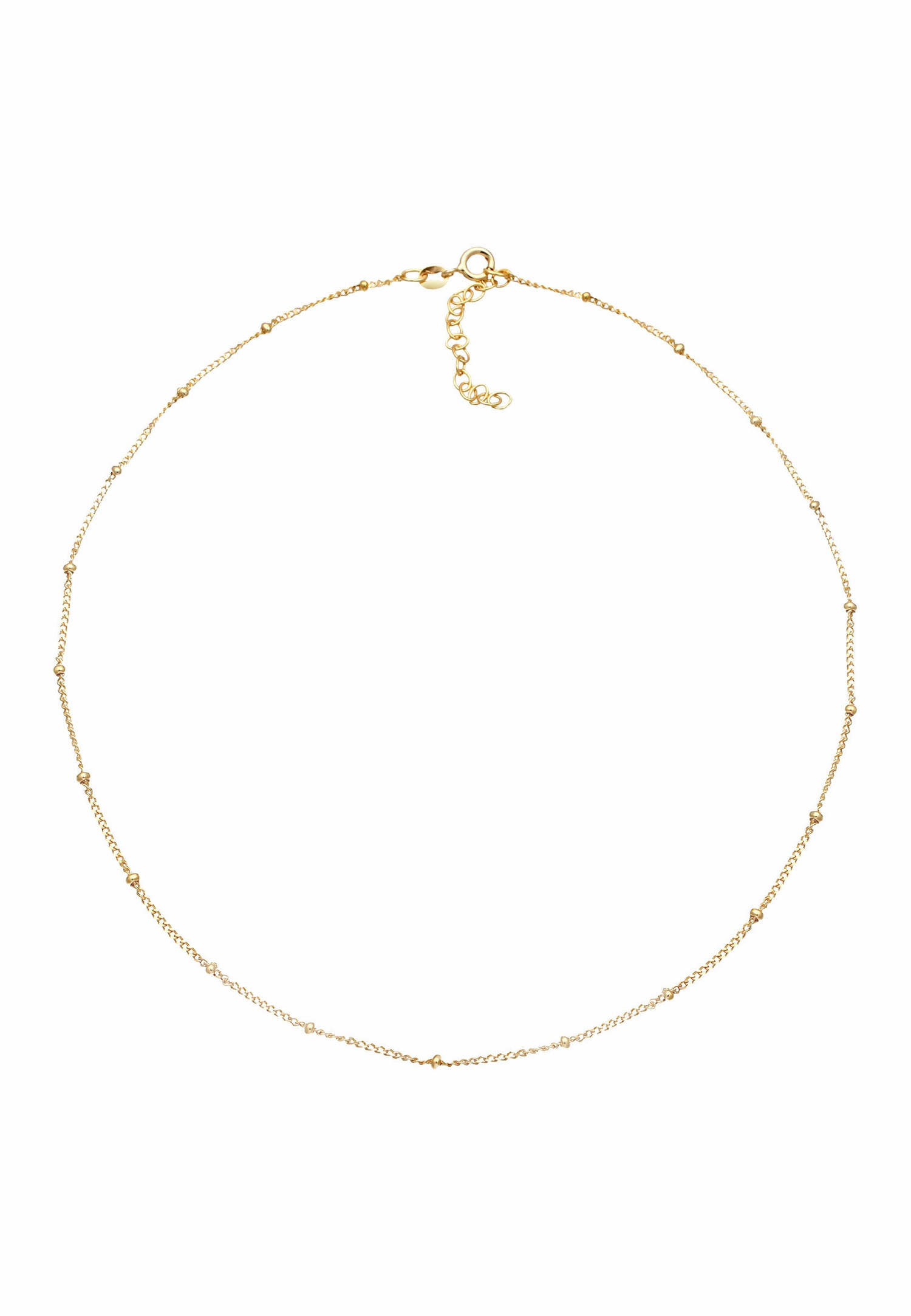 Collana girocollo da donna Elli con palline, basic, minimalista e trendy, in argento sterling 925, ideale per blogger.