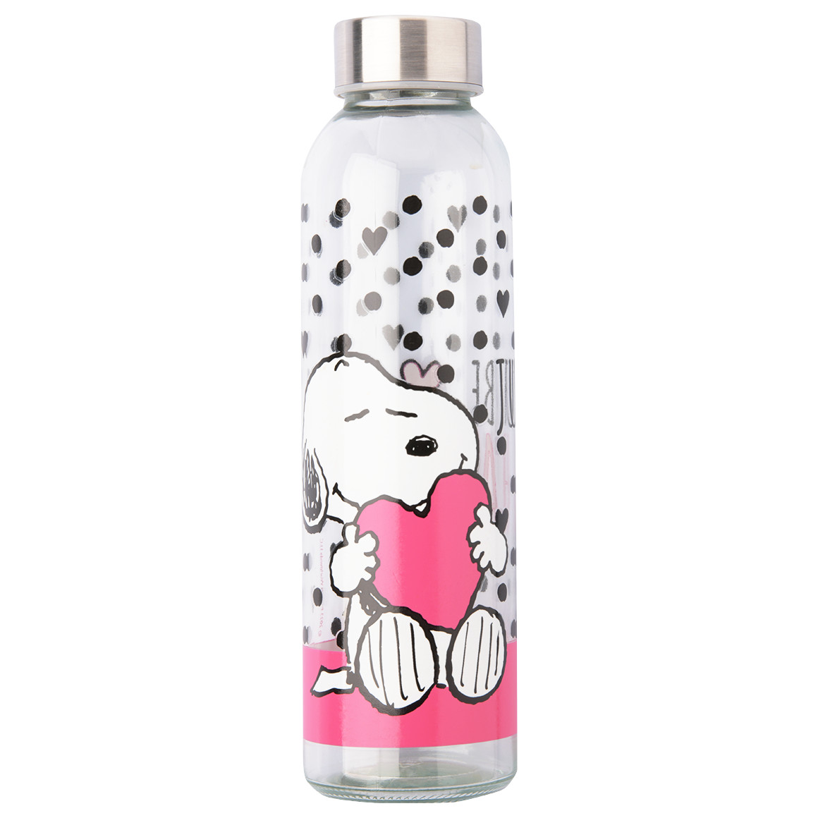 Peanuts Trinkflasche aus Glas