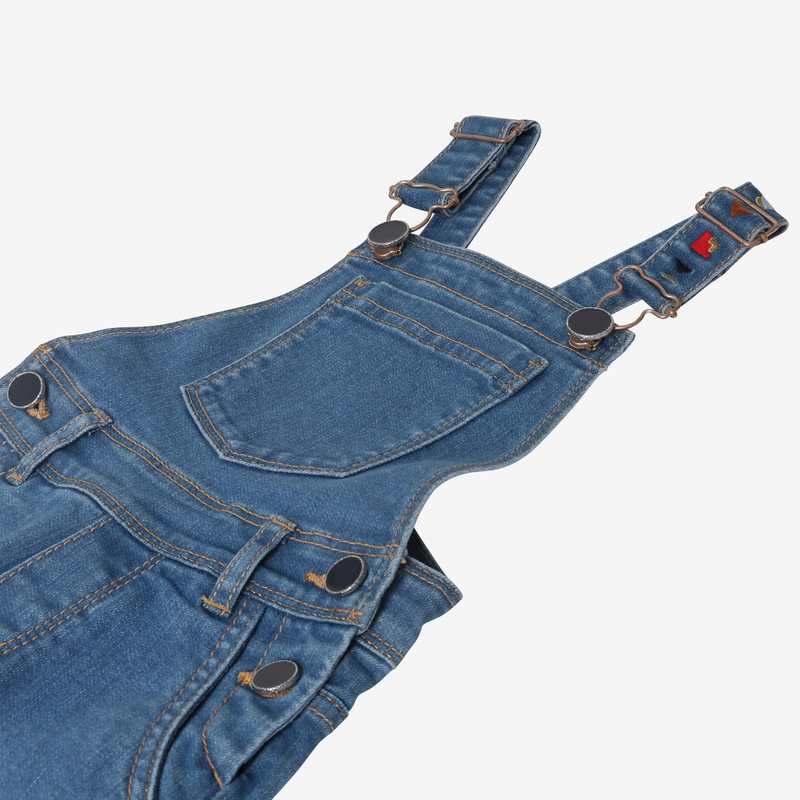 Salopette fille denim 7/8ème Catimini