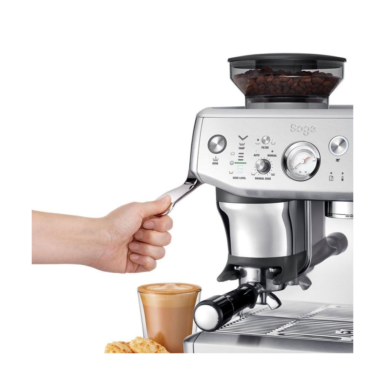 Sage Siebträgermaschine SES876BSS