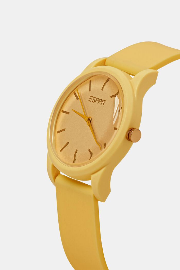 Farbige Uhr mit Gummiarmband