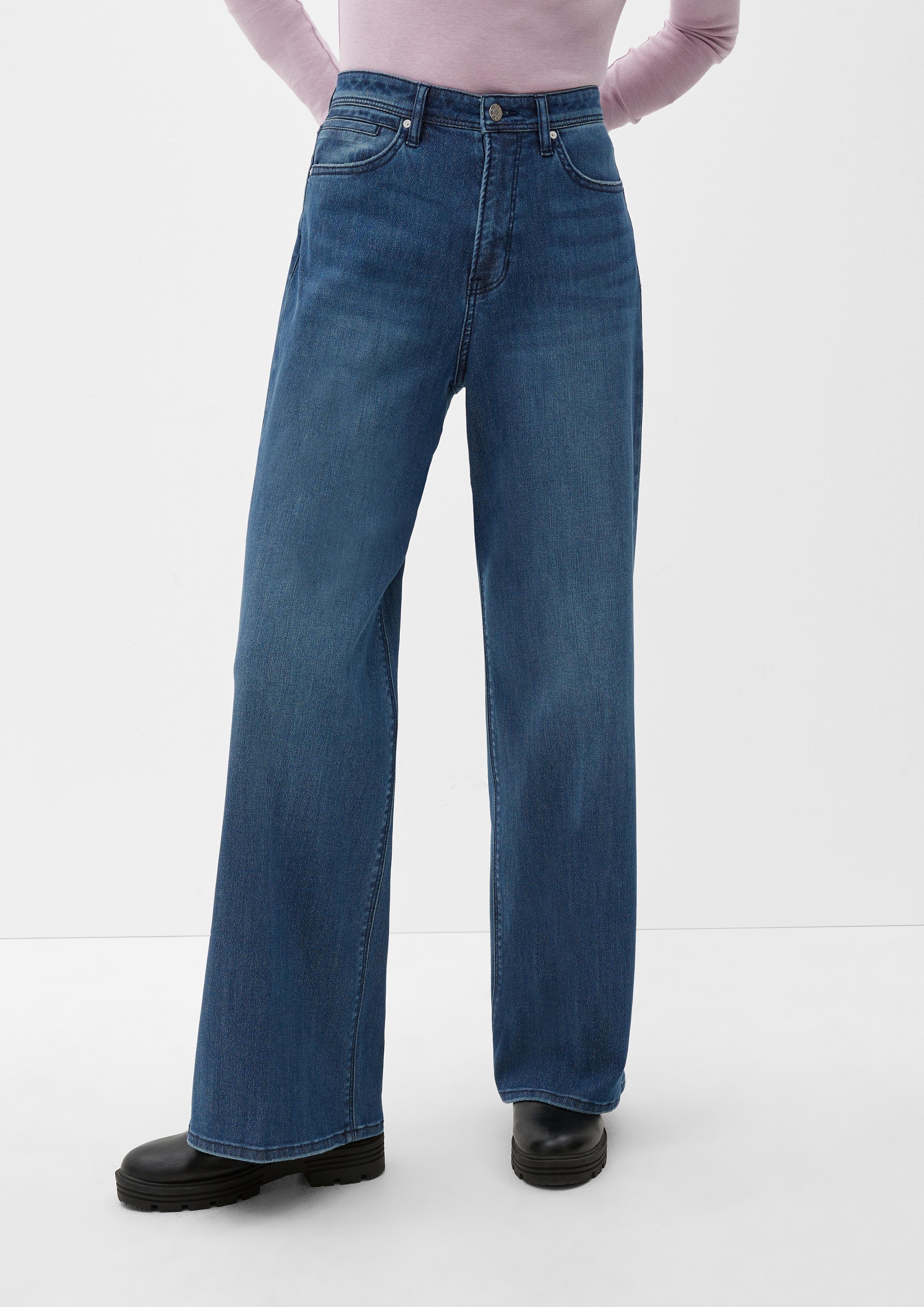 Suri: Wide leg-Jeans mit Glitzergarn  2125412-56Z6