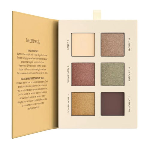 Paleta de sombras de ojos Mineralist Sunlit de BareMinerals, 7,8 gramos.