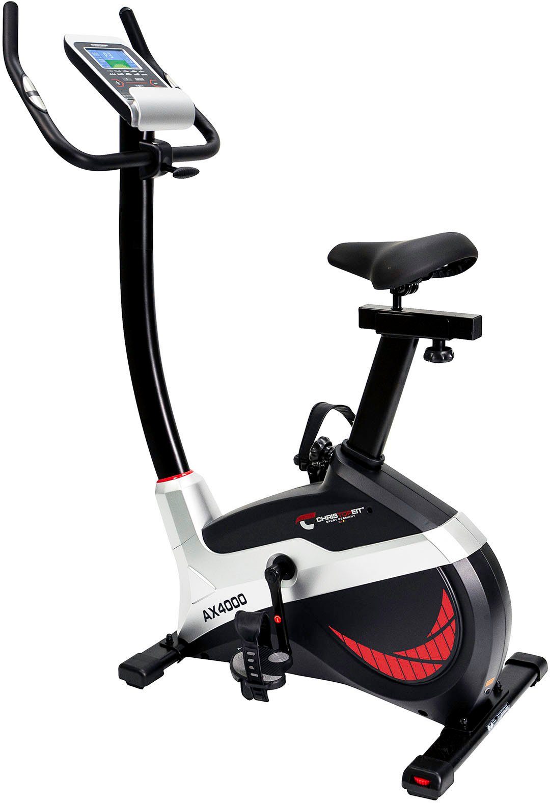 Christopeit Sport® Ergometer AX 4000 inkl. Pulsgurt, Heimtrainer Fahrrad