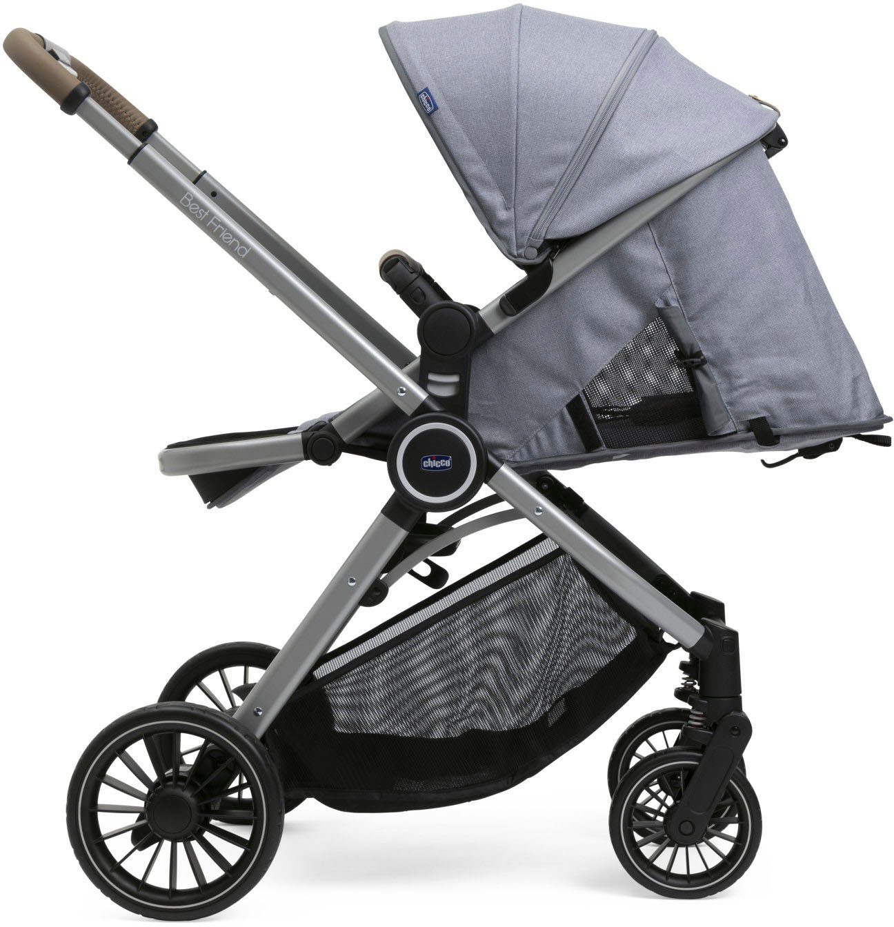 Chicco Sportbuggy Buggy Best Friend Pro, magnet grey, inklusive Regenschutz