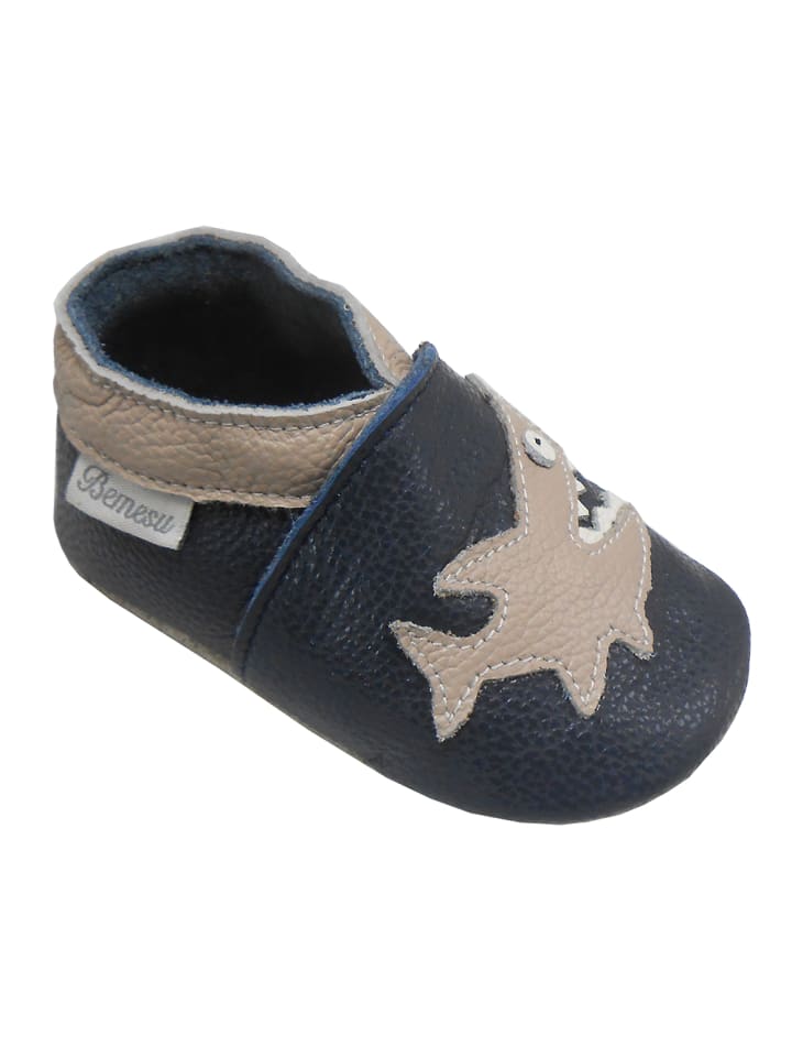 Yalion Leder-Krabbelschuhe 