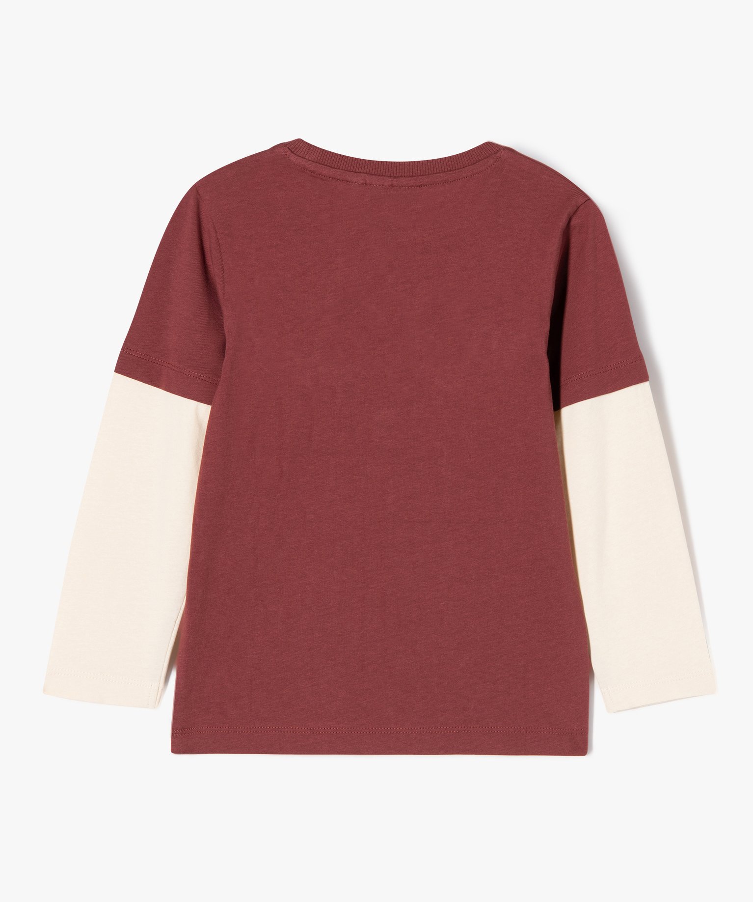 Tee-shirt droit effet 2-en-1 Garçon - Harry Potter rouge fonce | GEMO