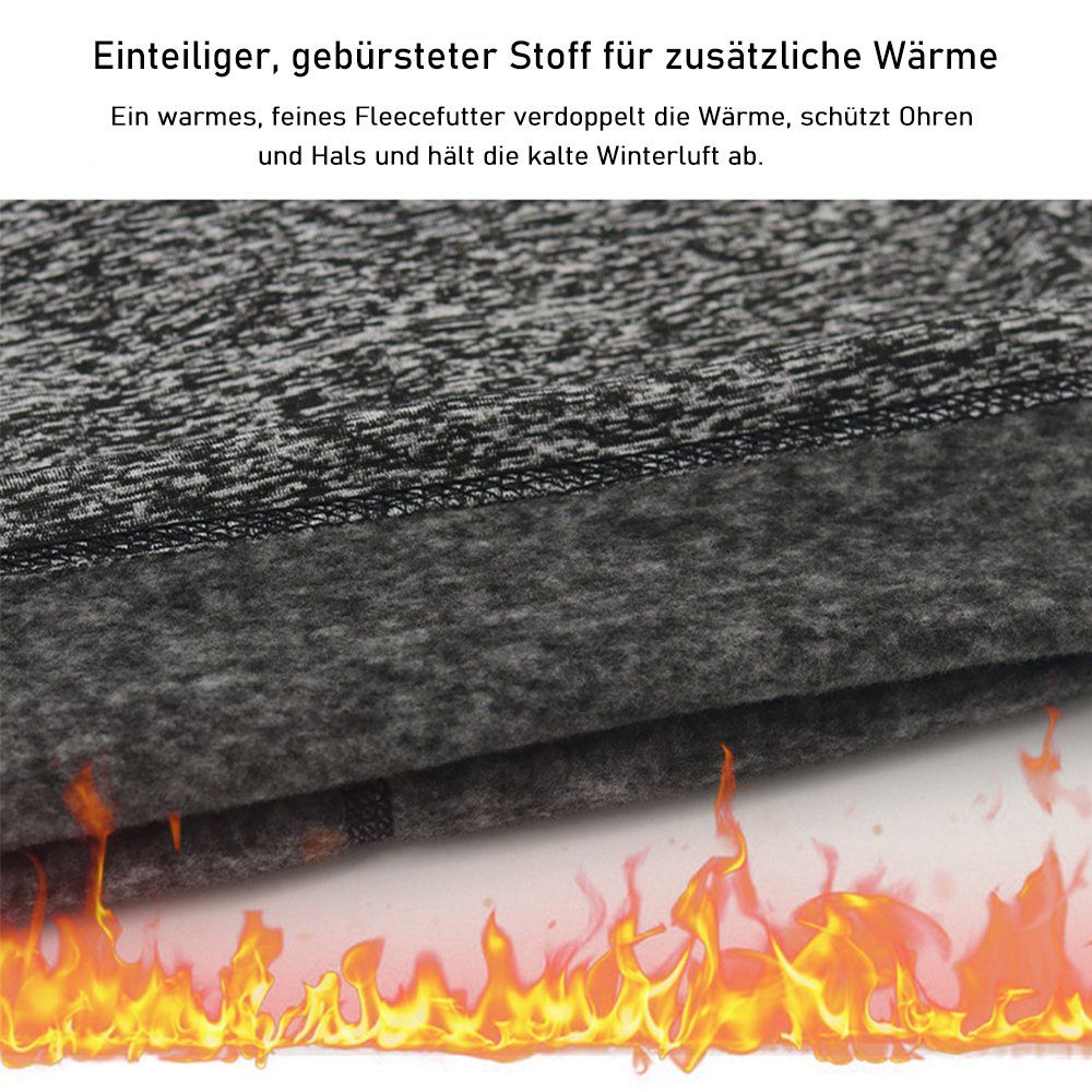 zggzerg Multifunktionstuch 3 Stück Winter Loop Schal, Weichem Fleece Schlauchschal Halswärmer, (3-St)