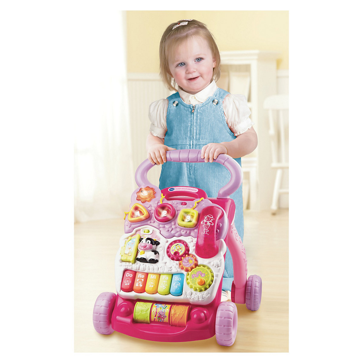 Spiel- und Laufwagen, pink