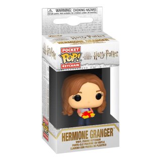 Harry Potter Pocket POP! Vinyl Schlüsselanhänger 4 cm Holiday Hermine