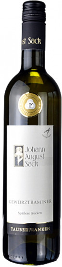 2018 Lauda Altenberg Gewürztraminer Spätlese trocken - Weingut Johann August Sack