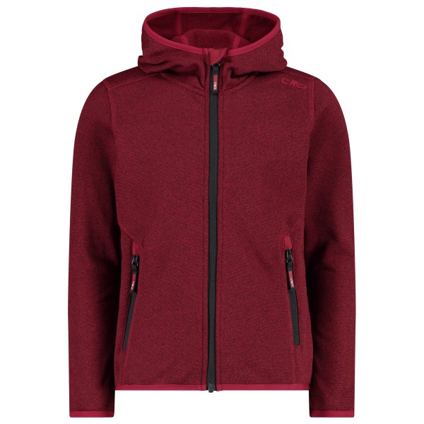CMP - Girl's Jacket Fix Hood Jacquard Knitted 3H19825 - Fleecejacke