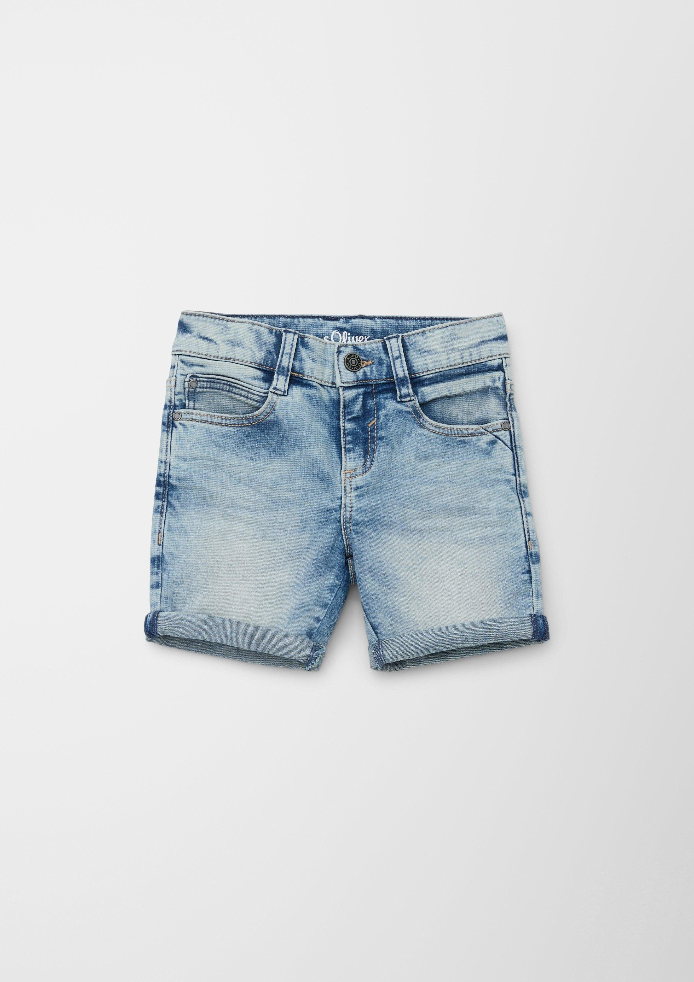 s.Oliver Jeansshorts Jeans-Bermuda Brad / Slim Fit / Mid Rise / Slim Leg Waschung