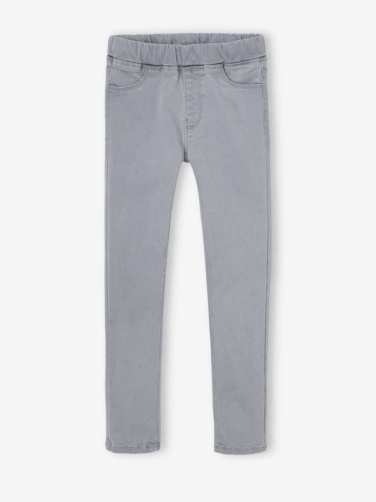 Vertbaudet Mädchen Jeggings BASIC Oeko-Tex - grau