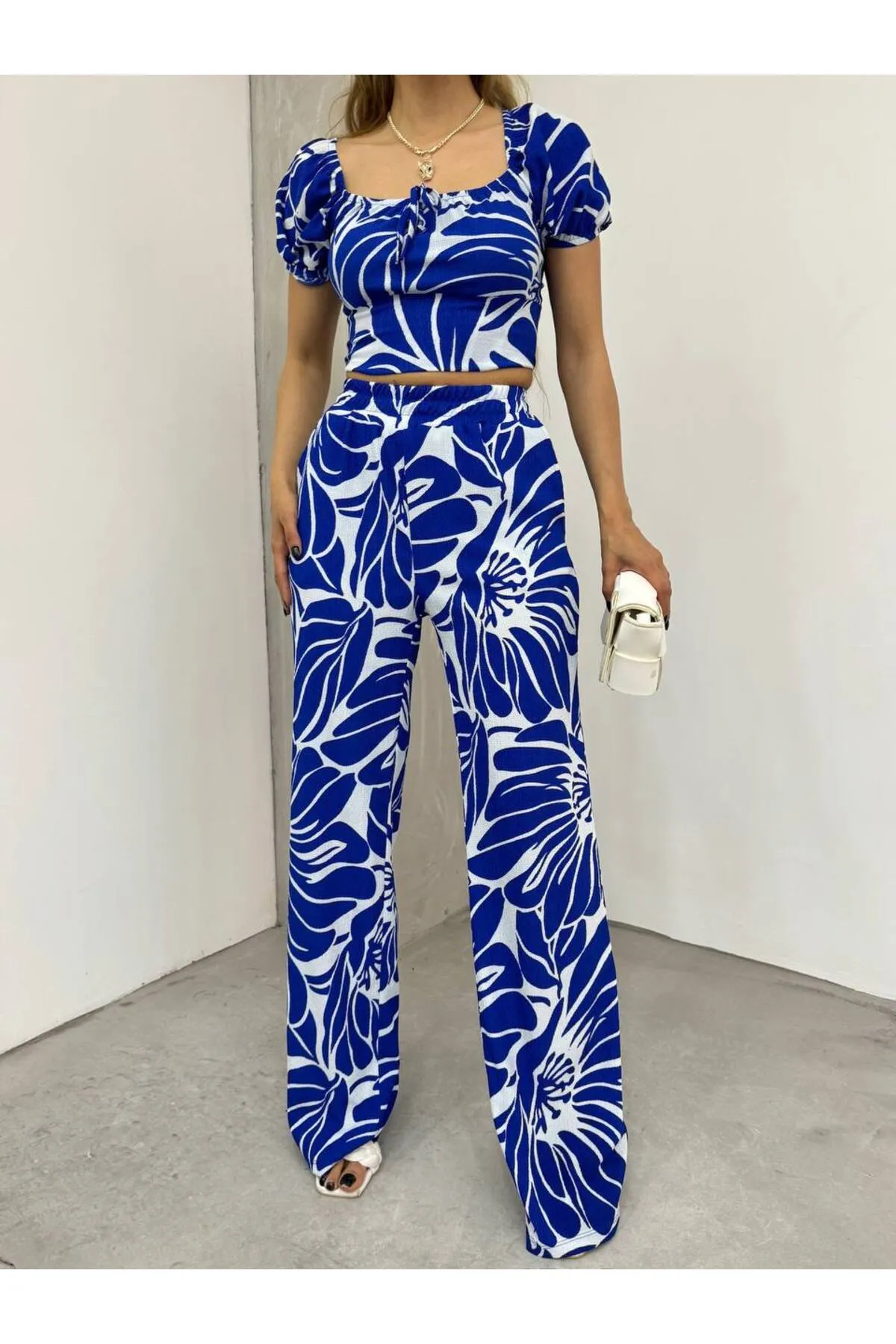 BİKELİFE  Bustierhose mit Blumenmuster für Damen im Doppelset