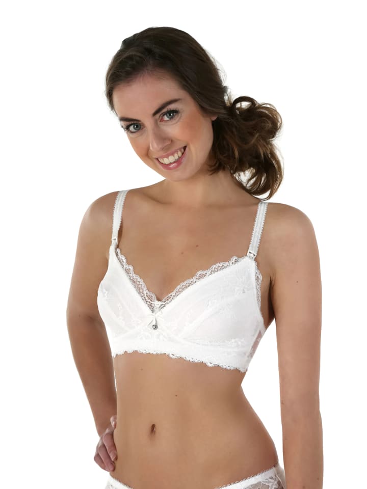 petit amour Still-BH EMILIA weiß C/D- Cup ohne Bügel günstig kaufen