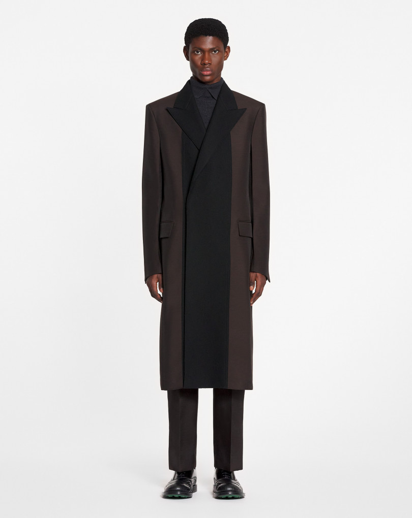 PANTALON DROIT FENDU