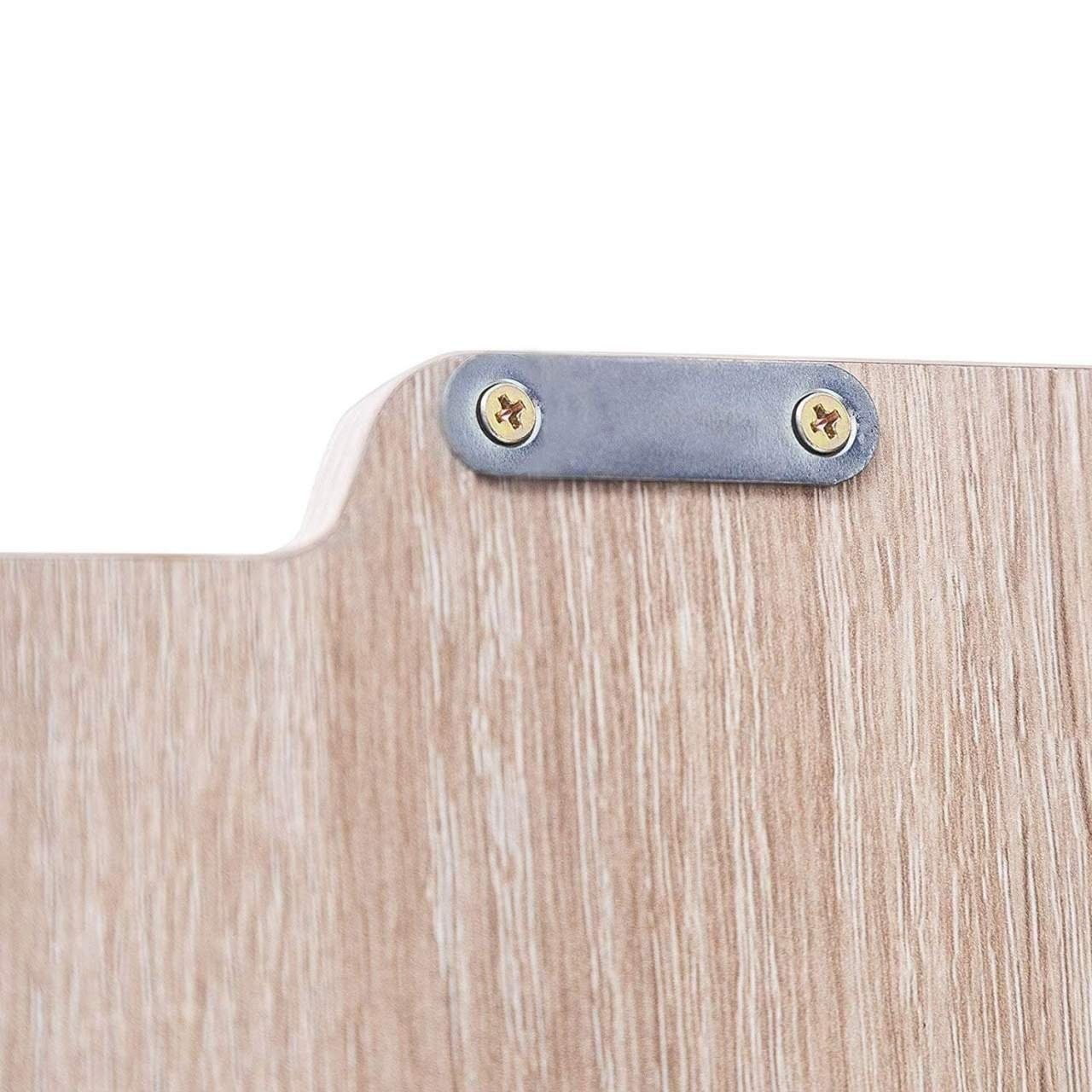 Woltu Bücherregal, 1-tlg., Standregal mit 3 Türen, MDF, 6 Fächer, 60x30x91cm