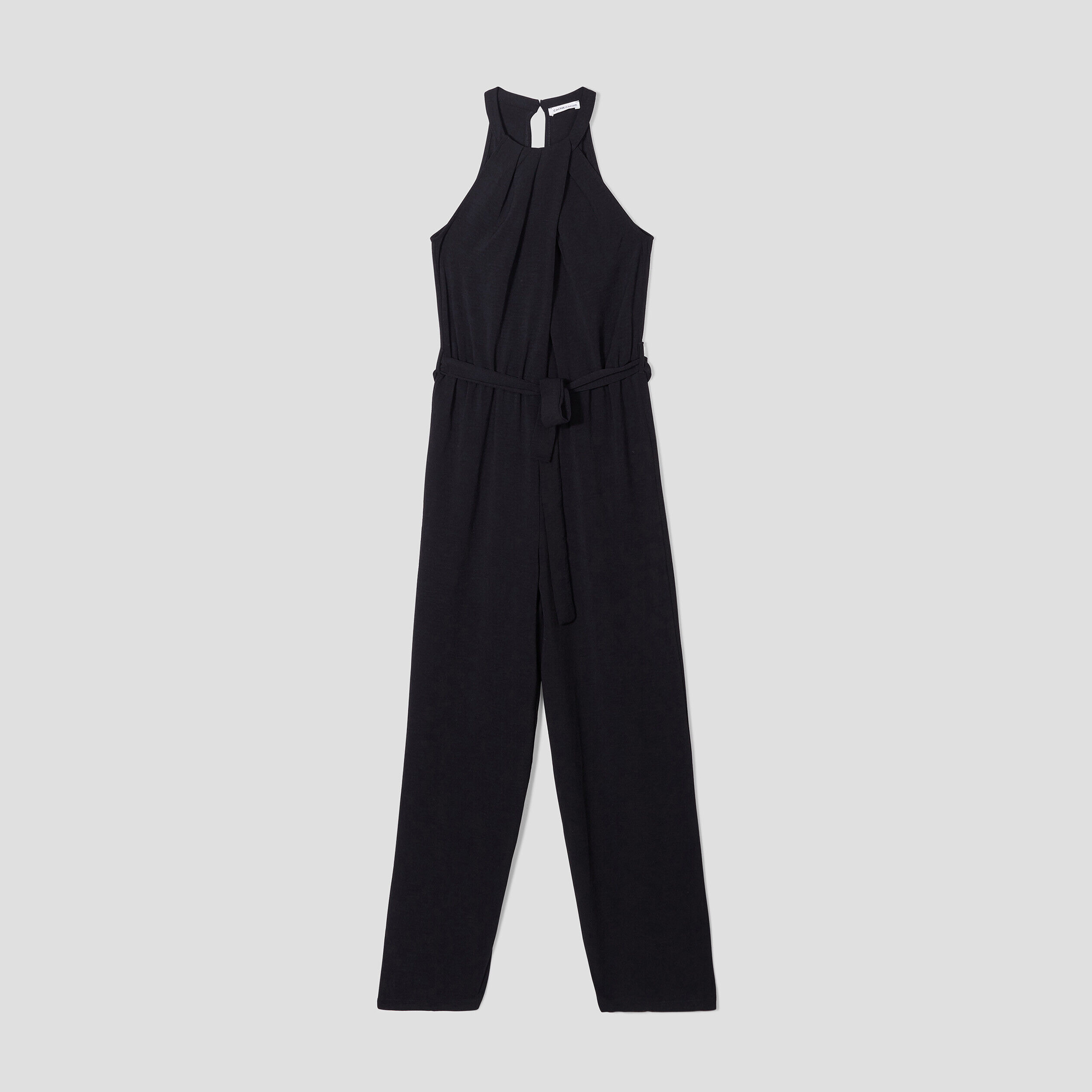 Combinaison pantalon ceinturée noir femme | Cache Cache
