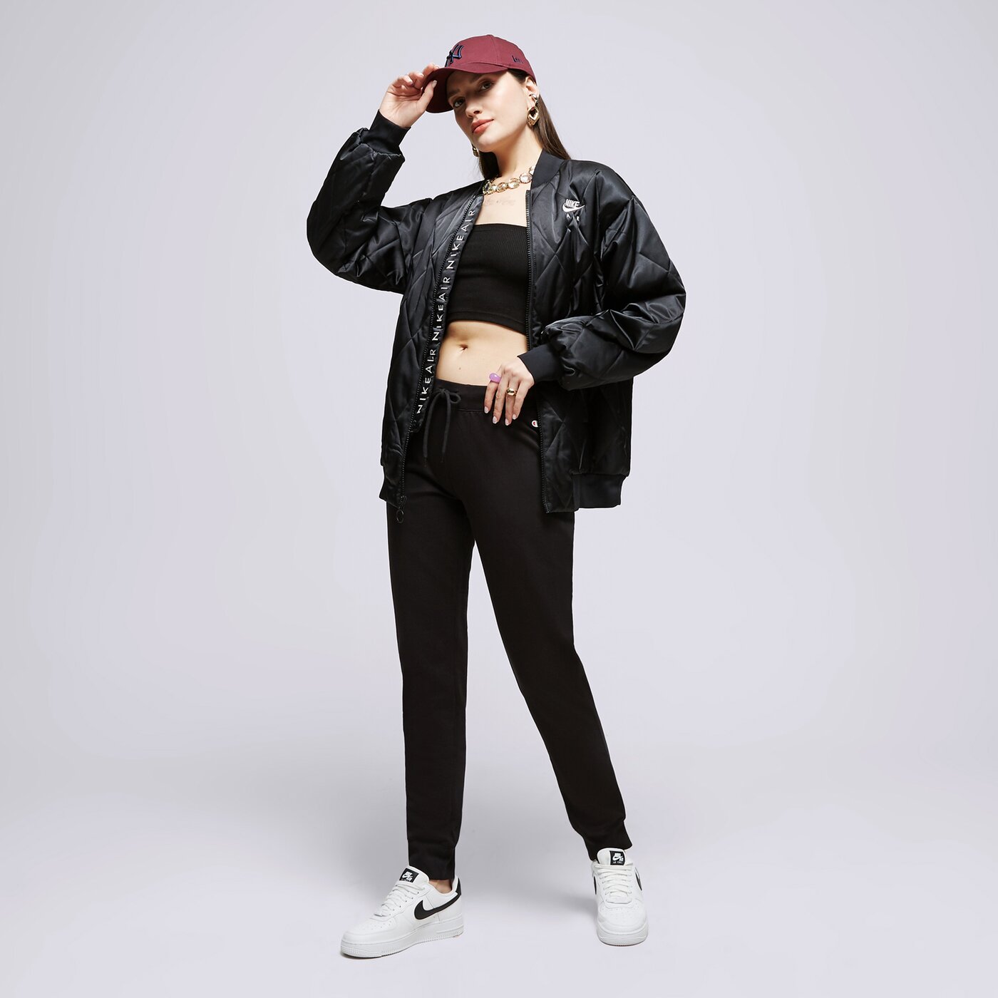CHAMPION HOSE RIB CUFF PANTS Schwarz