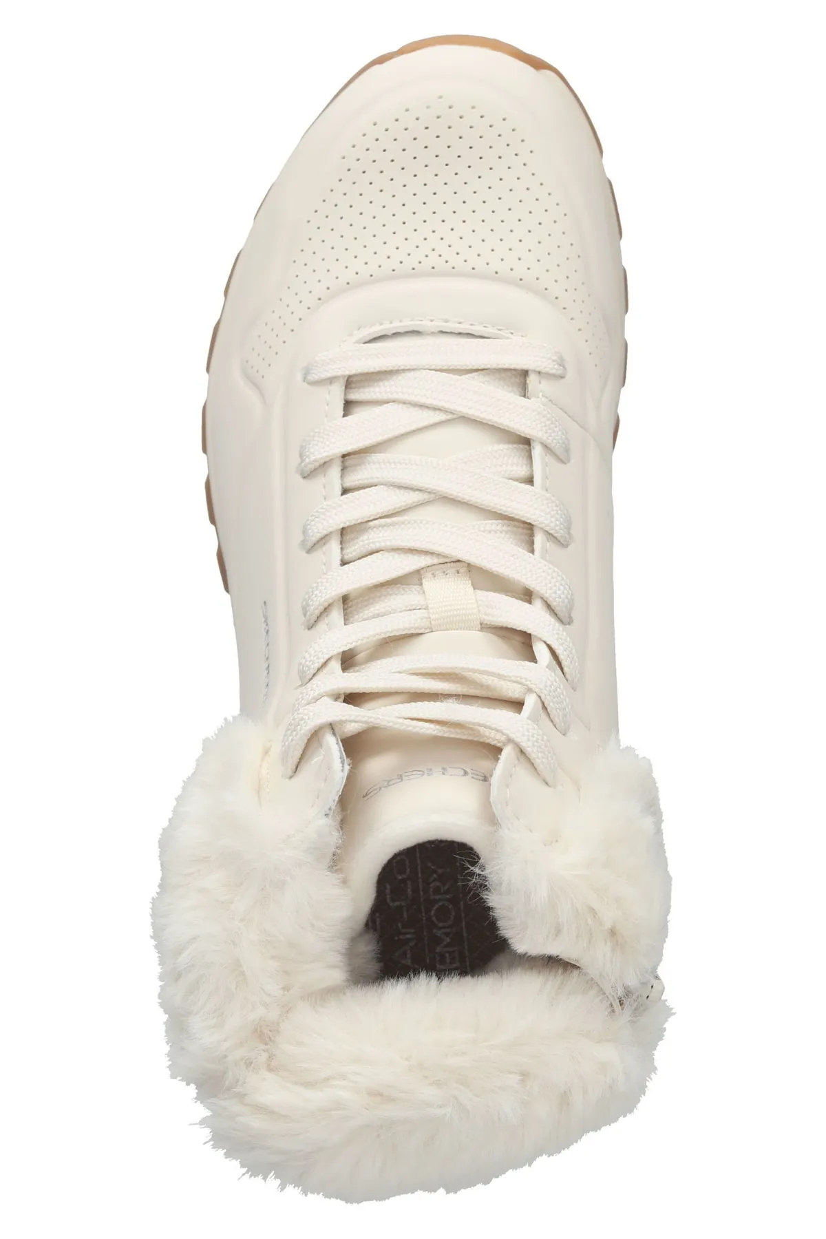 SKECHERS  Stiefelette - Beige - Keilabsatz