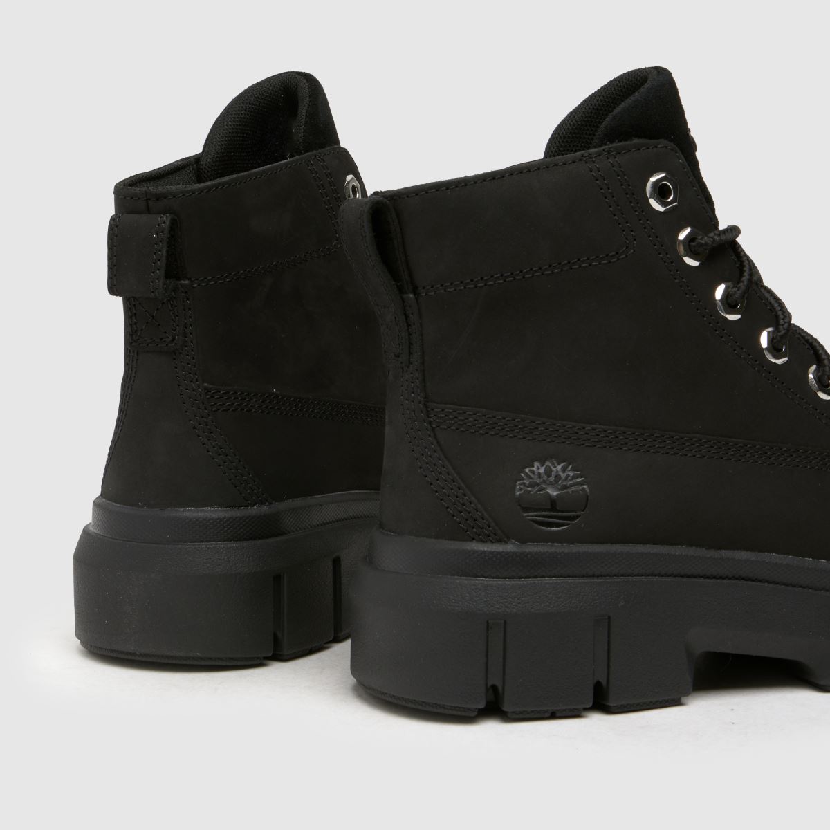 Timberland – Svarta gråfältstövlar