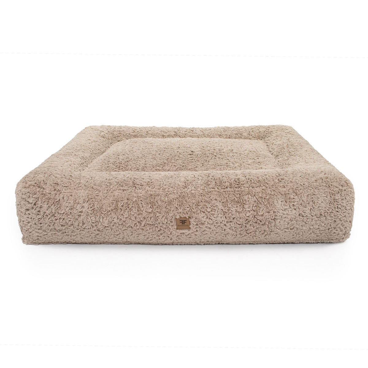 Frau Frauchen Hundebett Letto Curly Sand kaufen bei ZooRoyal