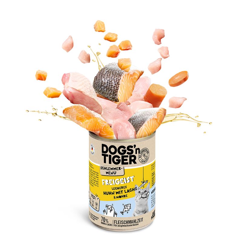 Sparpaket Dogs'n Tiger Schlemmermenü 12 x 400 g