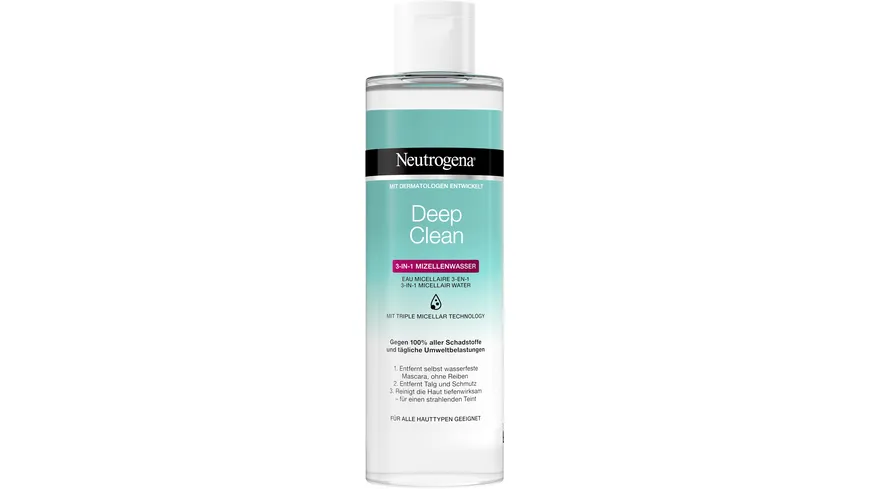 Neutrogena Deep Clean 3in1 Mizellenwasser 400 ml