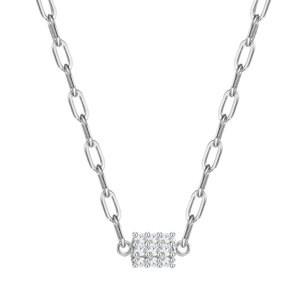 Glanzstücke München Collier en argent Argent sterling Oxyde de zirconium (CZ) en Argent collier