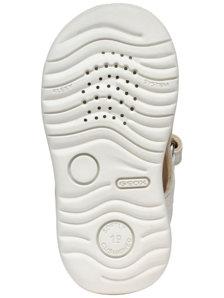 Geox Halbschuhe in Weiß/Silber günstig kaufen