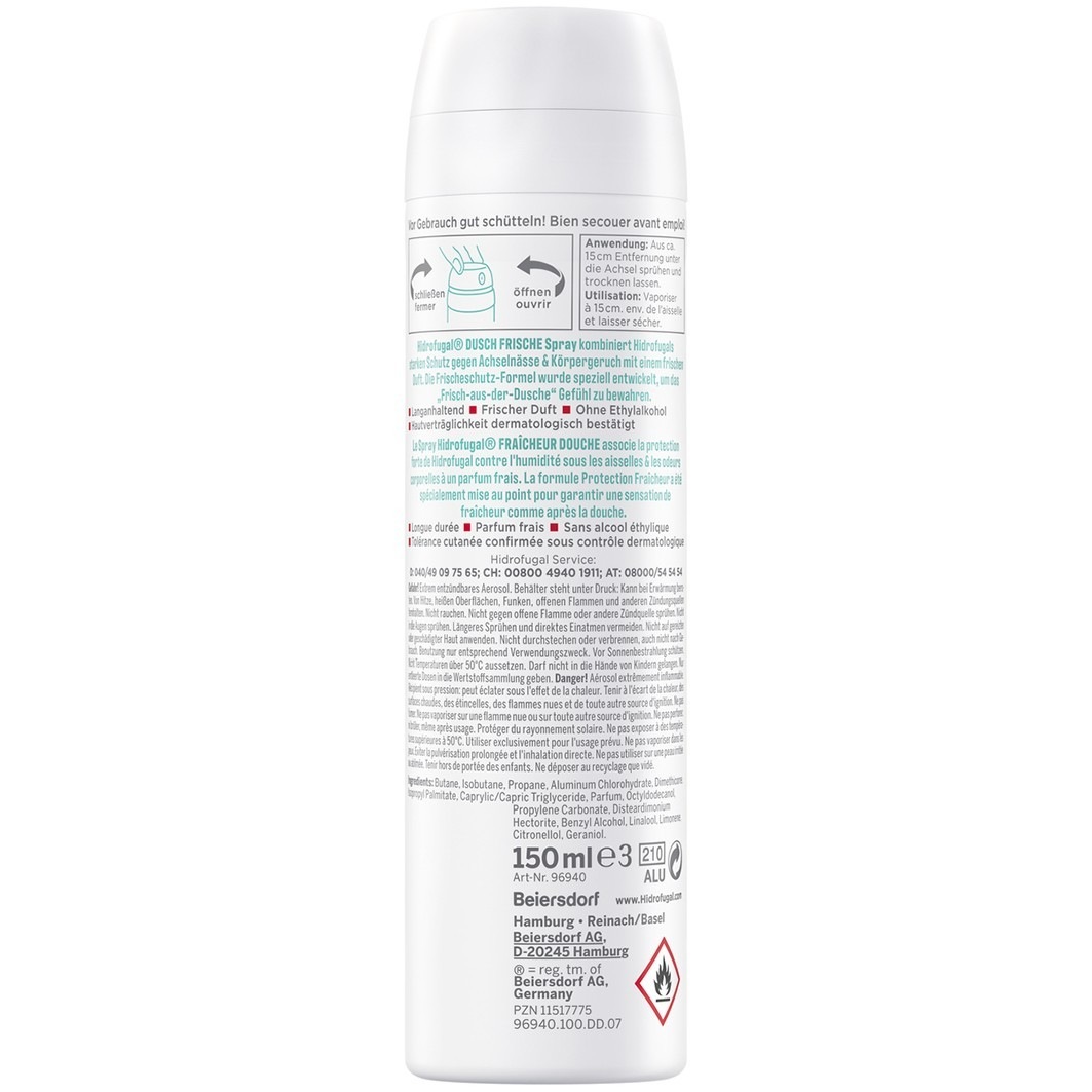 Dusch-Frische Anti-Transpirant Spray