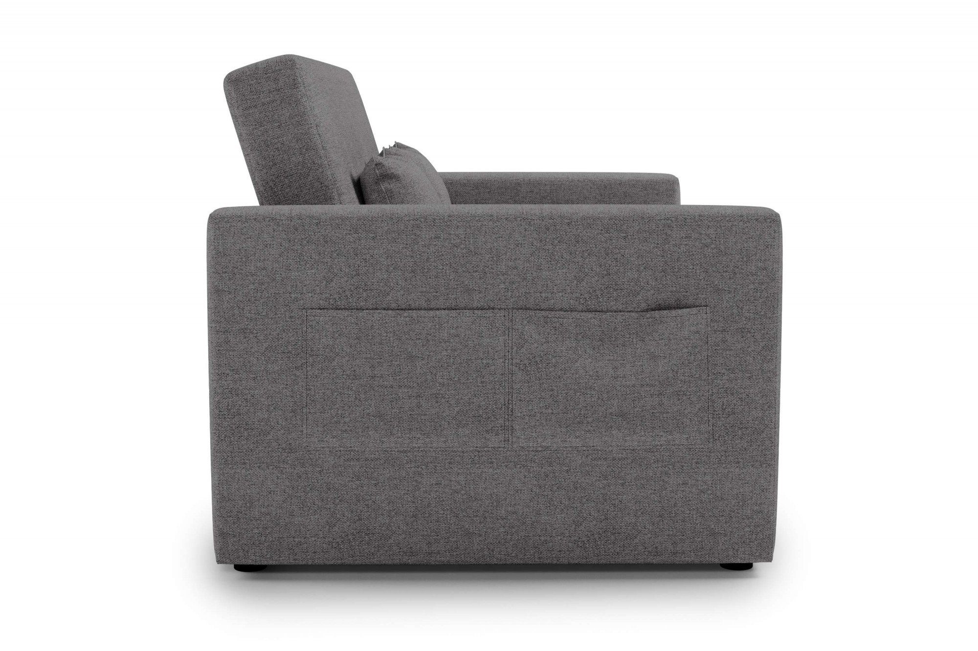 INOSIGN Schlafsofa Ravena, kompaktes 2-Sitzer Sofa, mit Bettfunktion