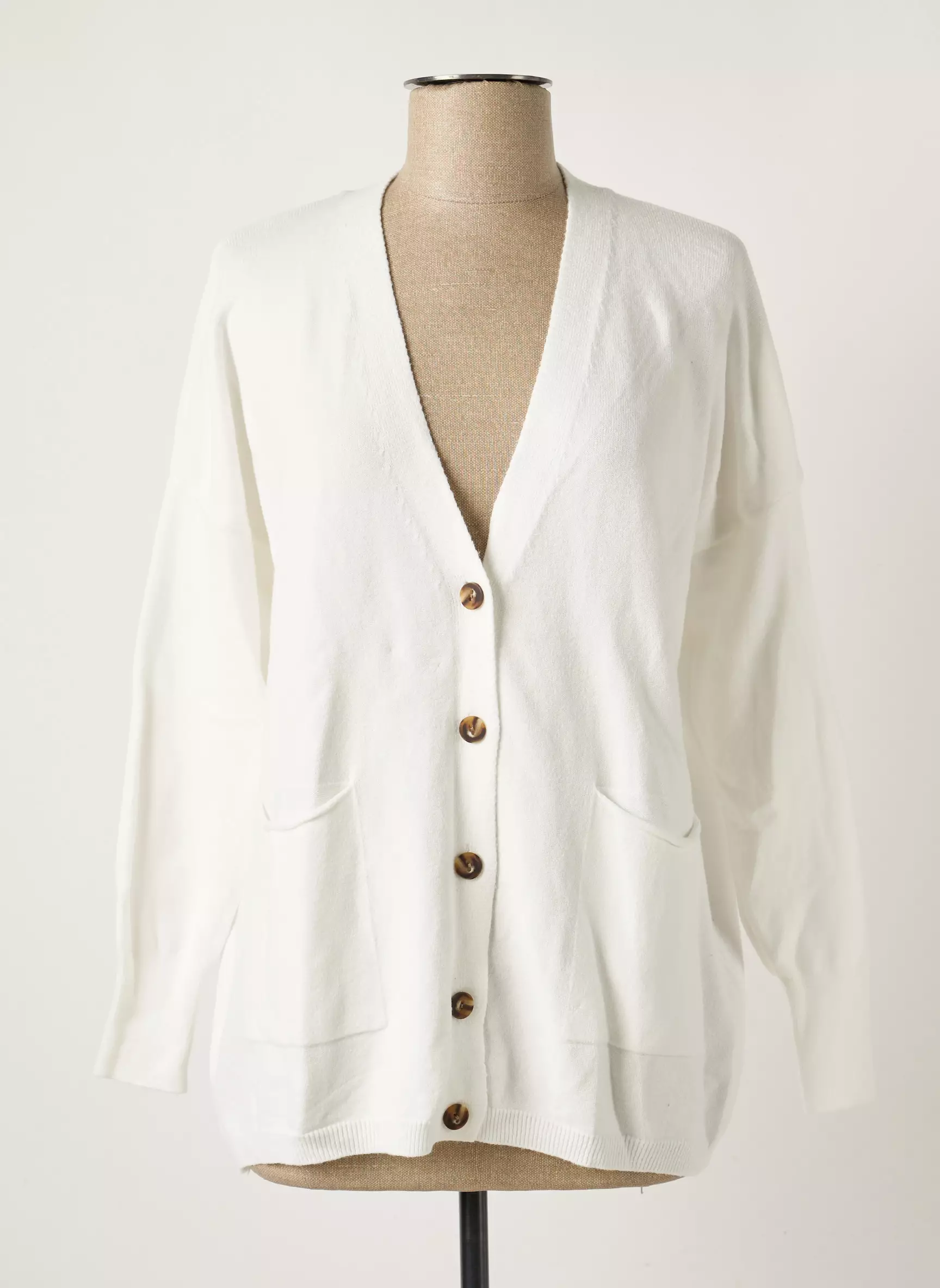 Carla Giannini Cardigans Femme couleur blanc