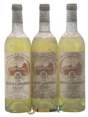 Château Carbonnieux Cru Classé de Graves  1986 - Lot de 3 Bouteilles