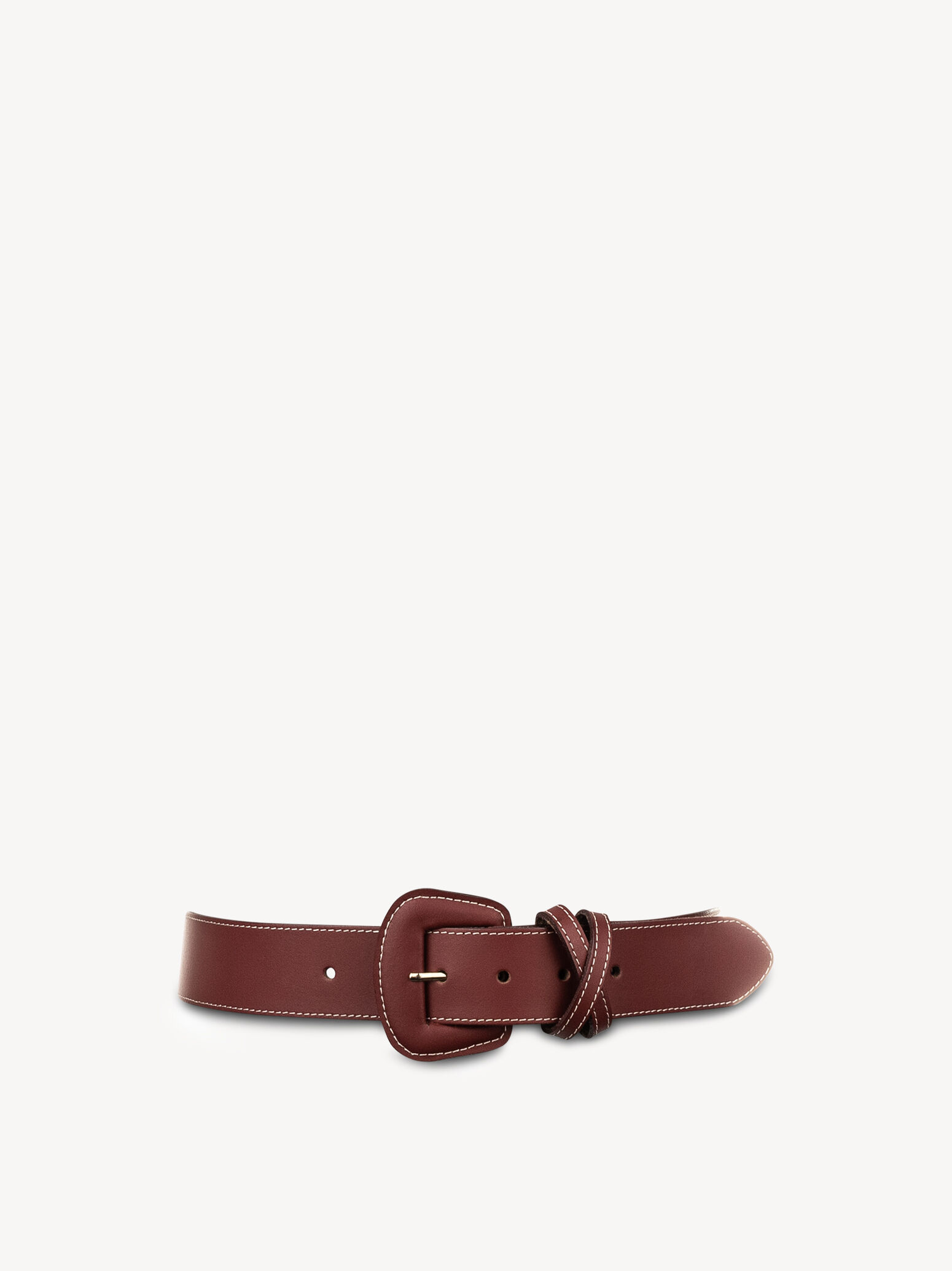 Ceinture de taille en cuir - rouge