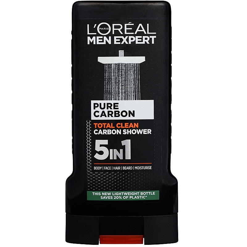 Loreal Dusjsåpe Men Expert 300 ml, Total Clean