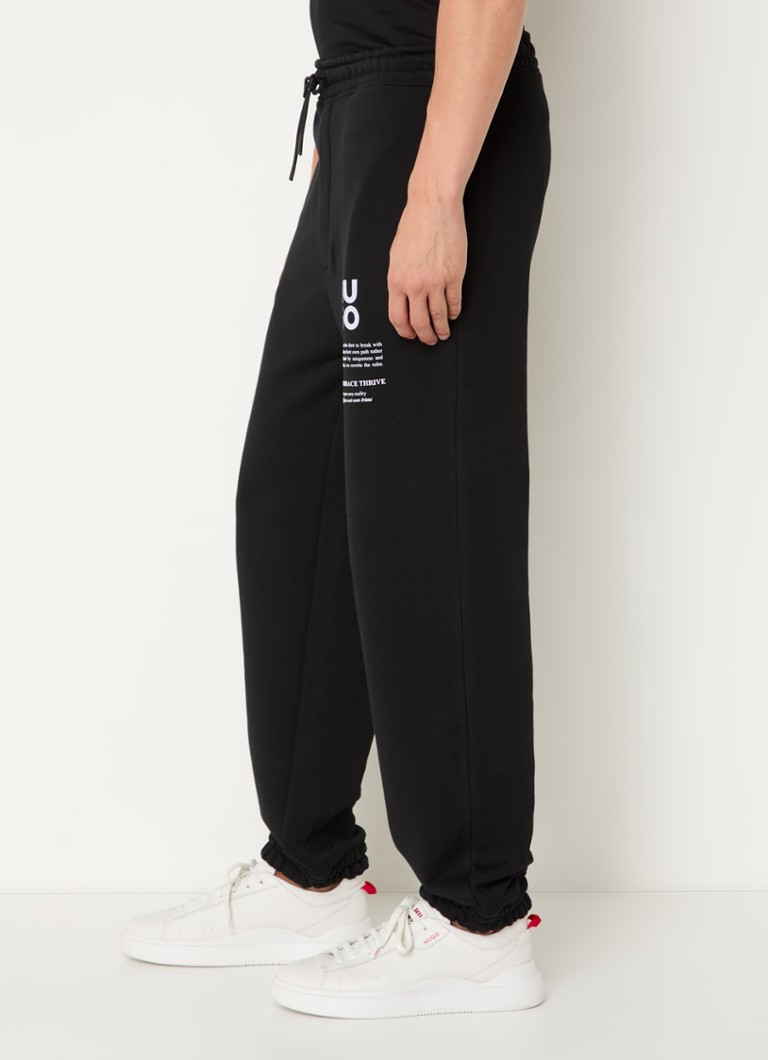 Pantaloni de trening conici HUGO BOSS cu logo
