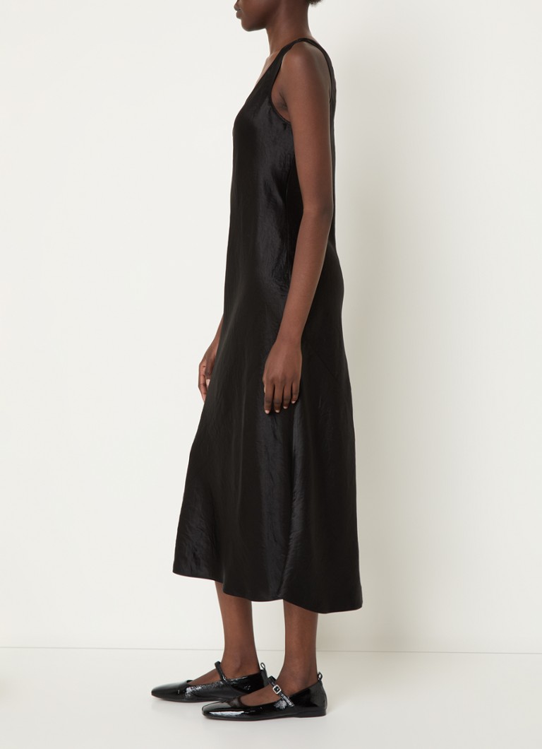 Σατέν μίντι φόρεμα MaxMara Talete
