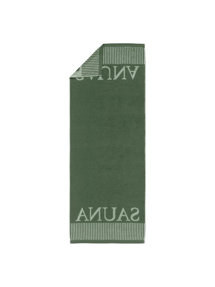 Schiesser Saunatuch Rom in Hellgrün günstig kaufen 75 x 200 cm