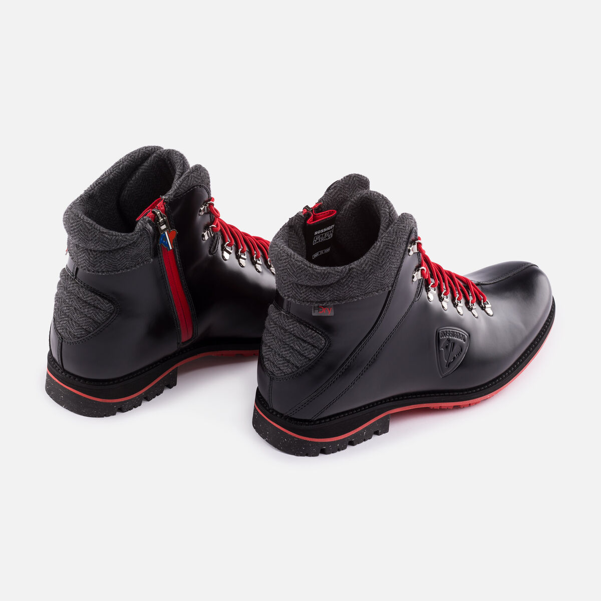 1907 Chamonix Shiny Black Herrenstiefel