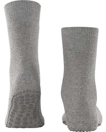 Falke, Serie Homepads, Wolle-Baumwolle rutschhemmend, grau