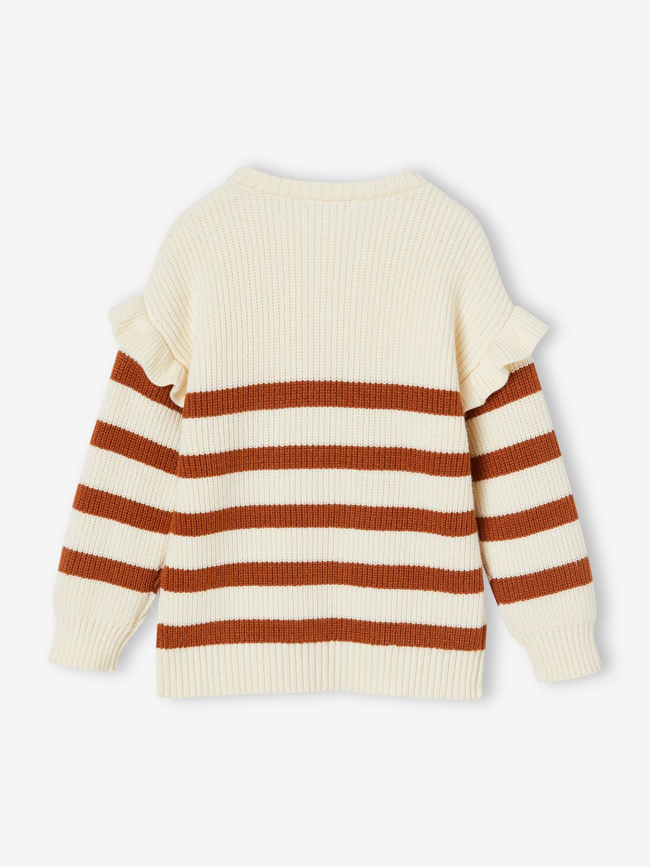 Vertbaudet Mädchen Pullover Oeko-Tex - wollweiß