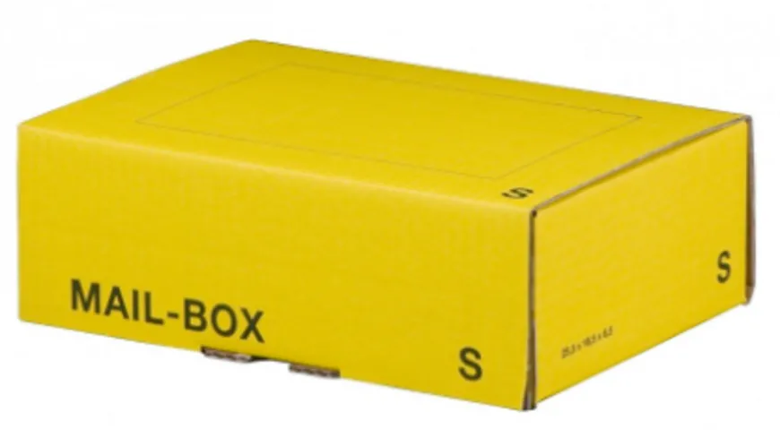 Versandbox gelb S gelb