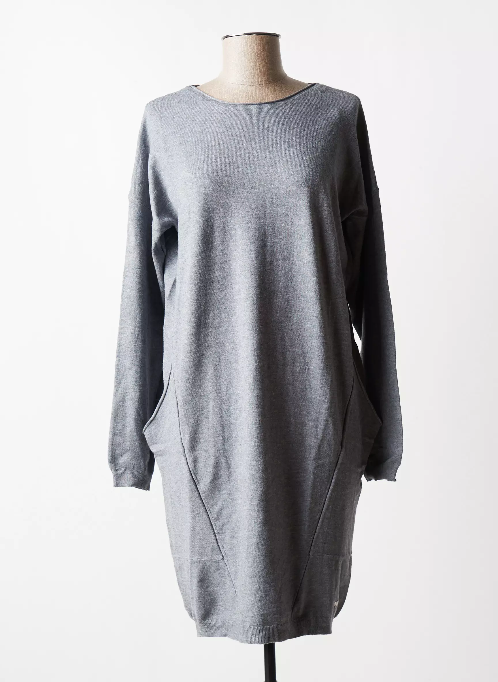 Lpb Robes Pulls Femme couleur gris