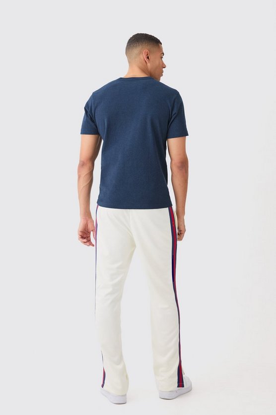 Trikot-Jogginghose mit geteiltem Saum