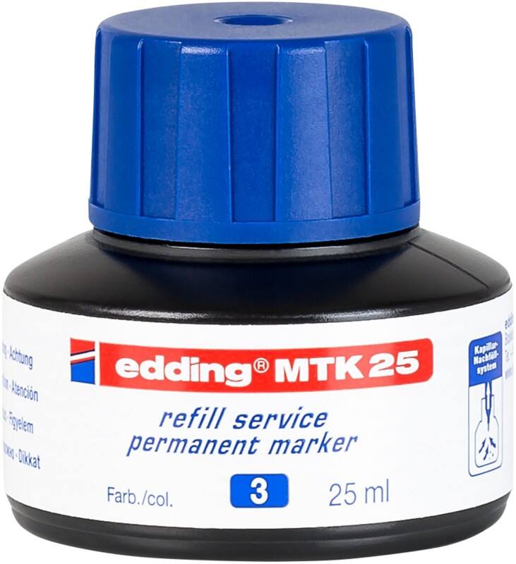 edding Nachfülltinte MTK25 Blau