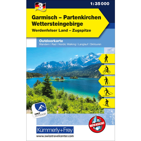 GARMISCH PARTENKIRCHEN WETTERSTEINGEBIRGE NR. 03 - Wanderkarte